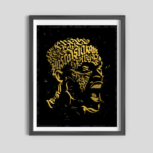 Spicy P Gold Foil Poster