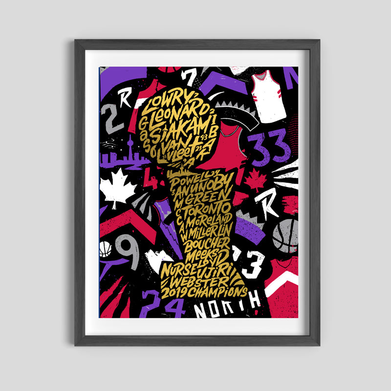 The North Larry O'B Gold Foil - 11x14"